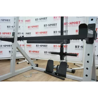 Стойки для приседаний RT-Sport SP-60N + Верхняя-нижняя тяга (свободные веса)