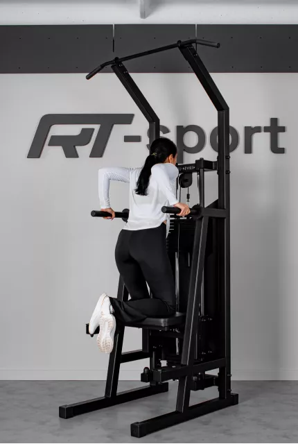 Отжимания на брусьях, гравитрон RT-Sport GT-12, фото-4